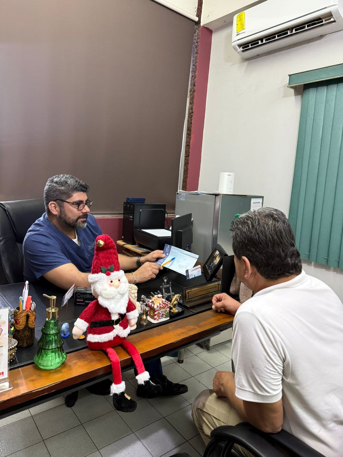 Atención al paciente en consultorio