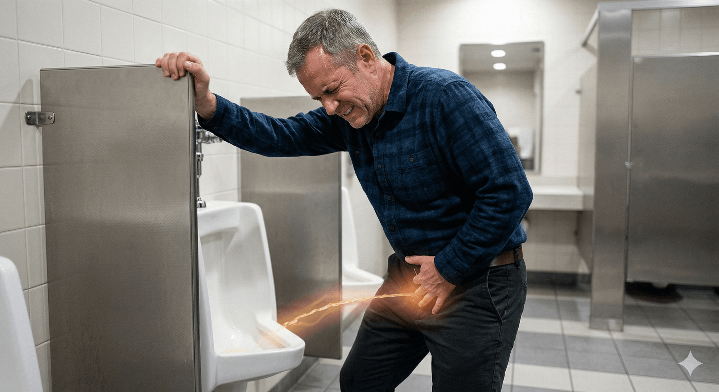 Ilustración de Dolor al Orinar